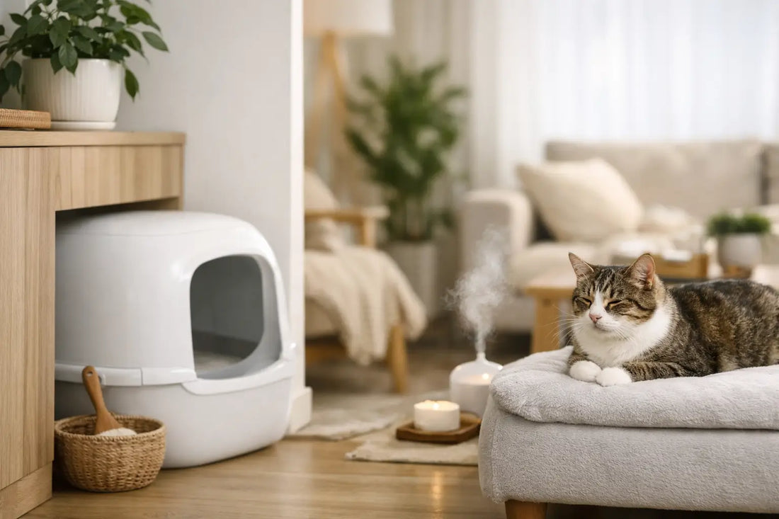 How to Hide Litter Box Smell at Home